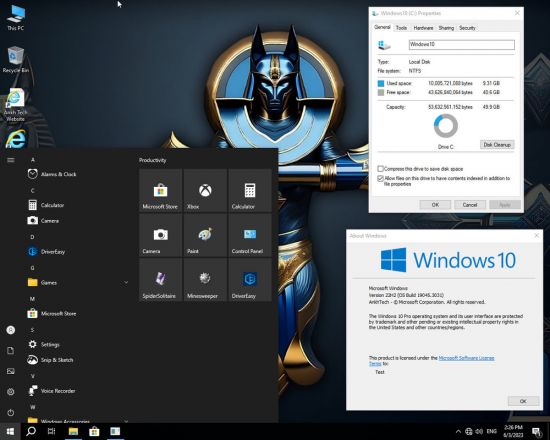 Windows 11 Pro 22H2 Build 19045.3031 Ankh Tech Lite May 2023