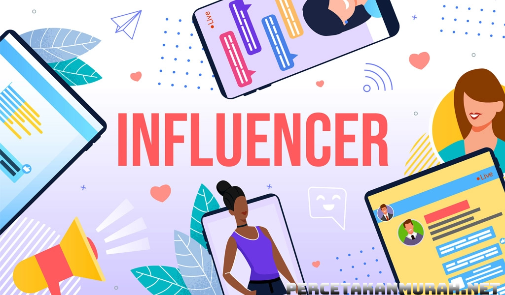 Percetakan murah influencer