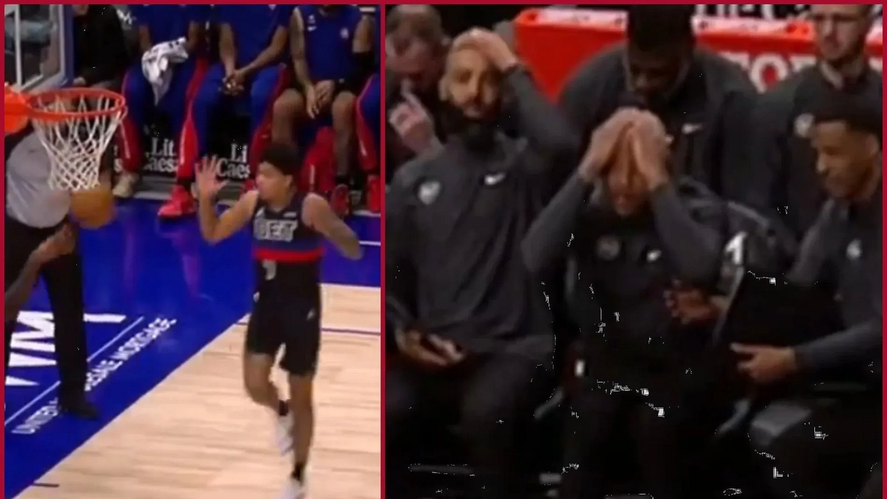 Video: Jugada ridícula de Pistons vs Rcokets se hace viral en redes sociales