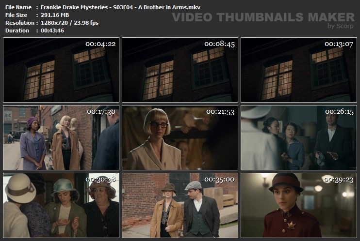 Frankie Drake Mysteries - S03E04 - A Brother in Arms.mkv