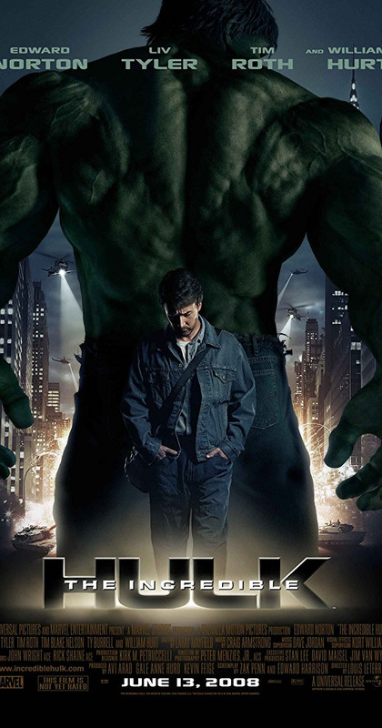 The Incredible Hulk 2008 BRRip Dual Audio Hindi English