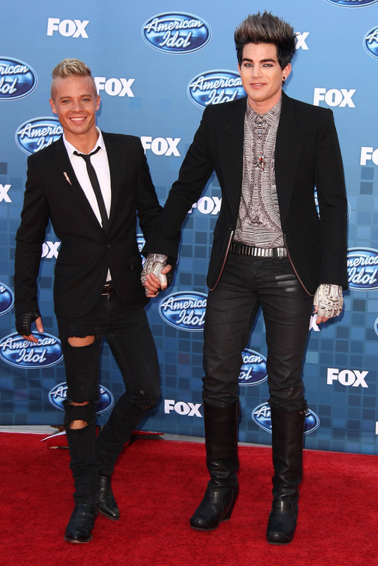 Adam Lambert with Sauli Koskinen