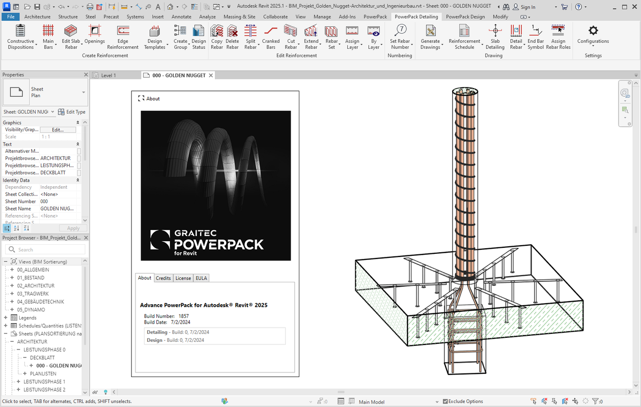 Working with Graitec PowerPack 2025 for Revit full Working with Graitec PowerPack 2025 for Revit full