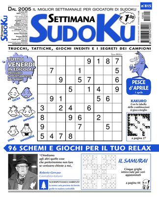 Settimana Sudoku N.815 – 24 Marzo 2021