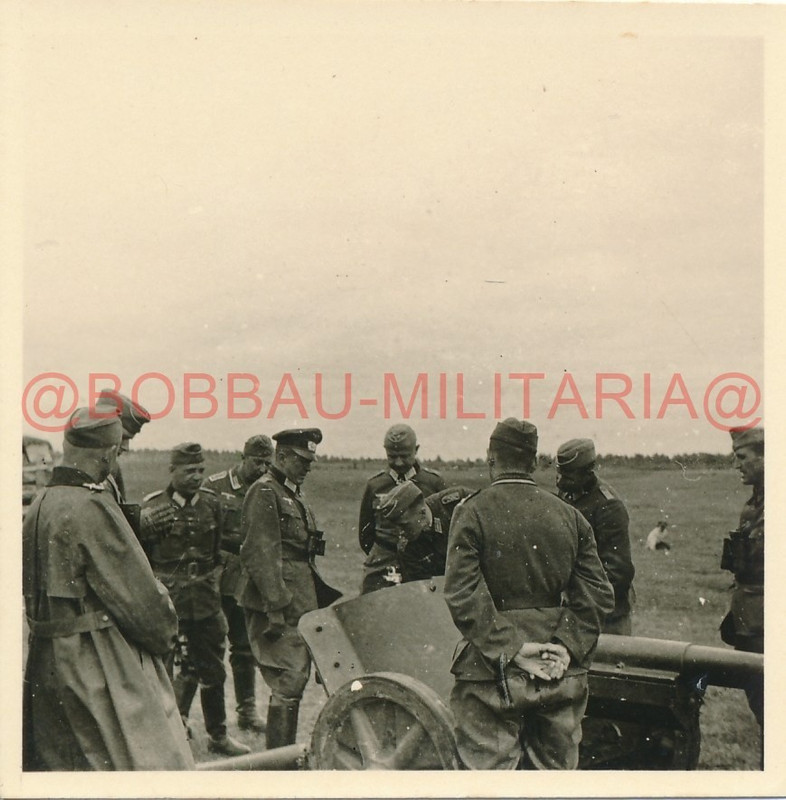 Foto Russland 1941 Wehrmacht Oberst RKT Erwin Jollasse Panzer Regiment 18