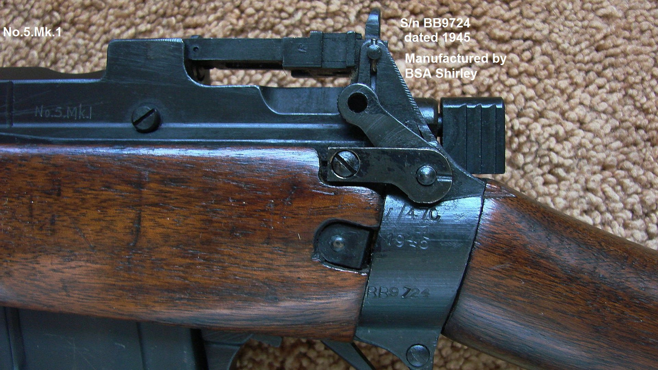 Markings on Jungle Carbine