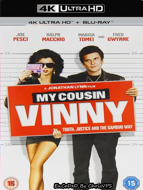 Mój kuzyn Vinny / My Cousin Vinny (1992) MULTI.HDR.2160p.BluRay.DTS.HD.MA.AC3-ChrisVPS / LEKTOR i NAPISY