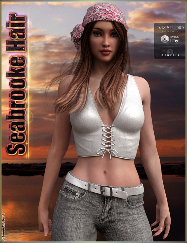 Seabrooke Hair for Genesis 3 Female(s)