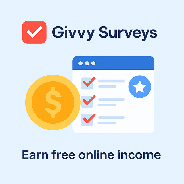 Givvy Surveys App Interface