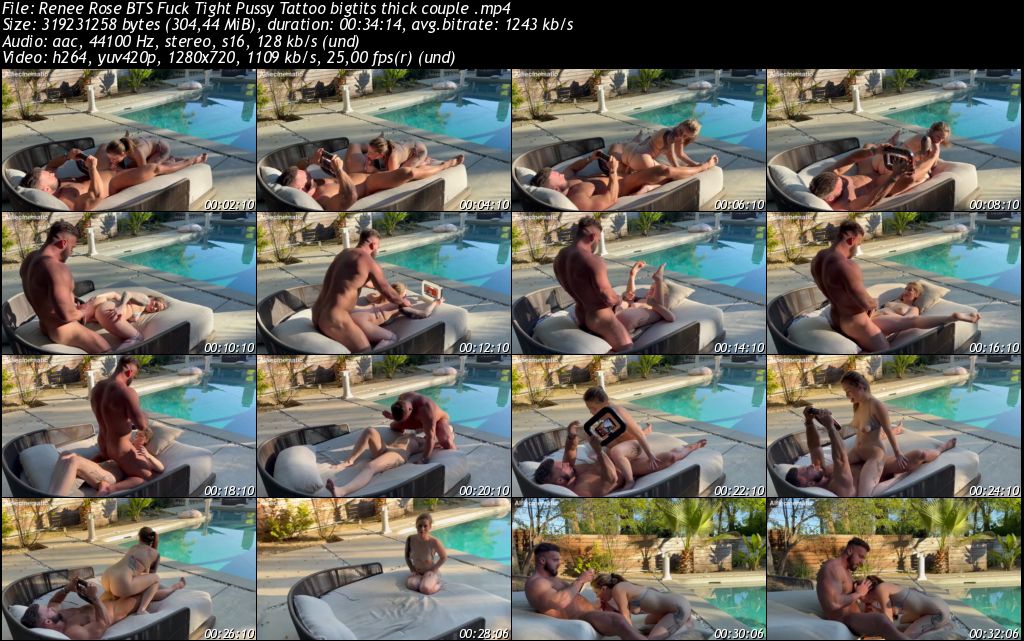 Renee Rose BTS Fuck Tight Pussy Tattoo bigtits thick couple