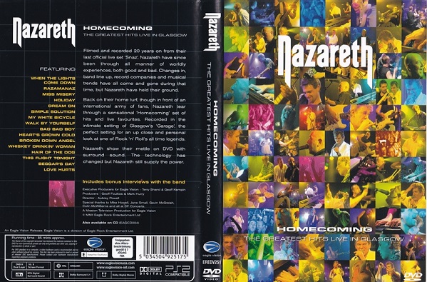 Nazareth - Homecoming - The Greatest Hits Live in Glasgow