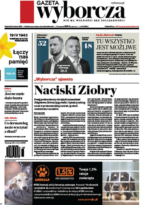 Gazeta Wyborcza 19.04.2024
