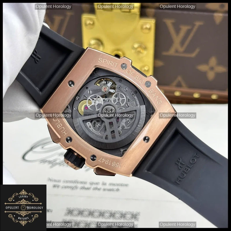 Hublot Spirit of Big Bang King Gold & Black Ceramic 42 mm Automatic Chronograph - Super Clone