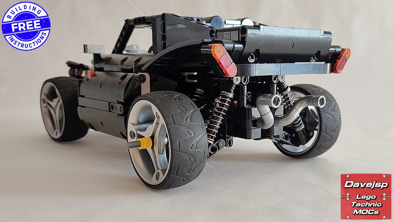 Lego Technic MOC of a sports urban vehicle
