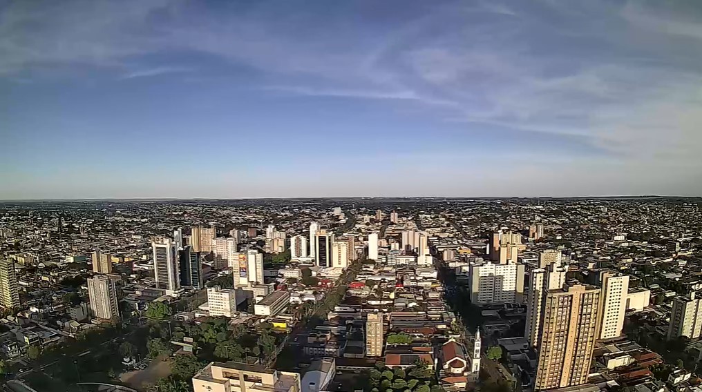 Campo Grande nesta manhã de quinta-feira