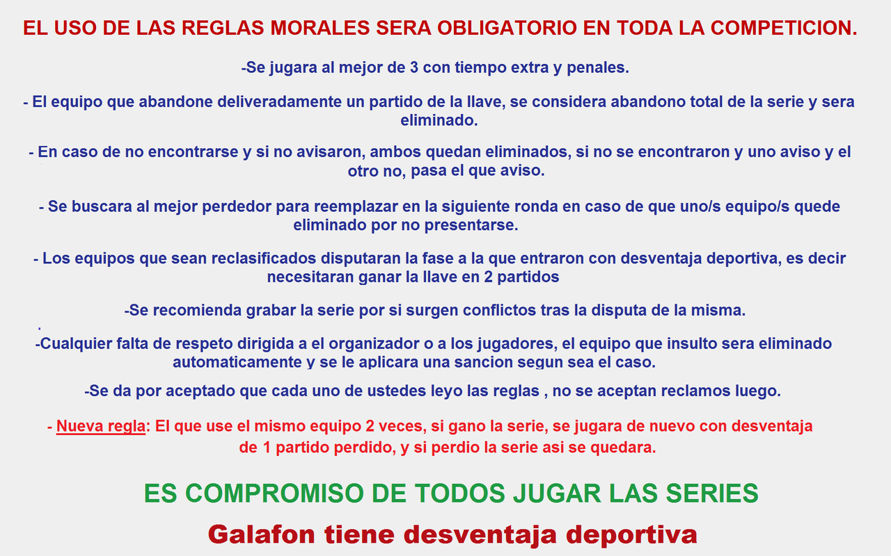 REGLAS
