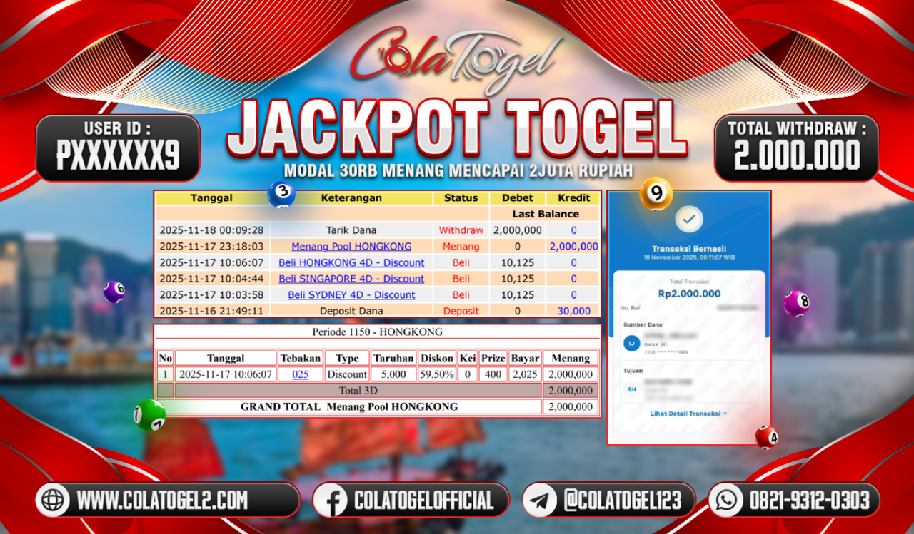 JACKPOT HONGKONG LOTTO!!