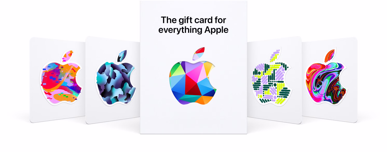 image of apple gift cards