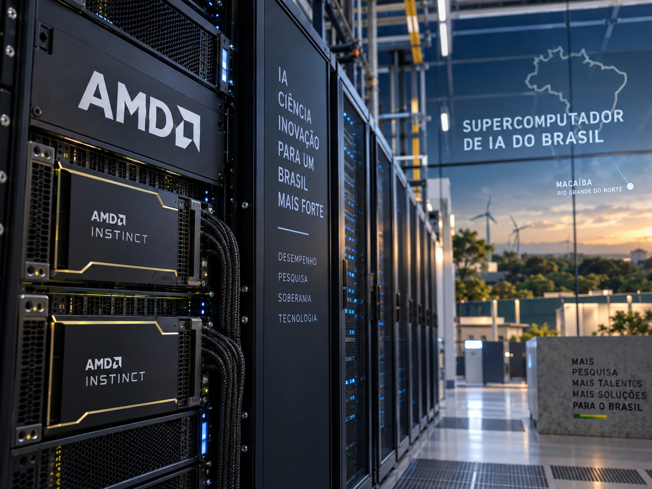 AMD entra na disputa pelo supercomputador de IA do Brasil e amplia competição em projeto bilionário