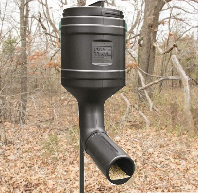 Gravity Feeder Large 80 Lbs Deer Game Hunting Tree Mount Corn Food