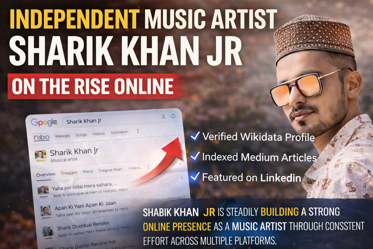 Sharik Khan Jr Google search presence music artist digital visibility 2026
