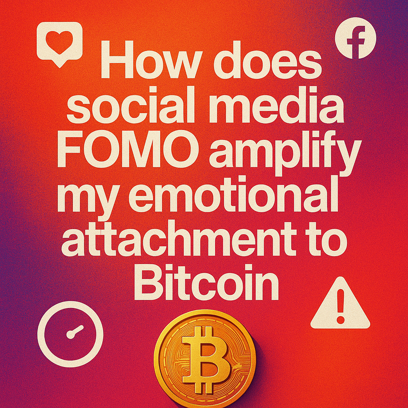 How does social media FOMO amplify my emotional attachment to Bitcoin
