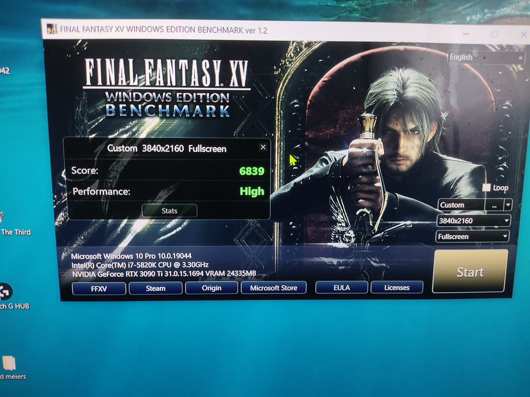 Final Fantay 15 UHD FPS