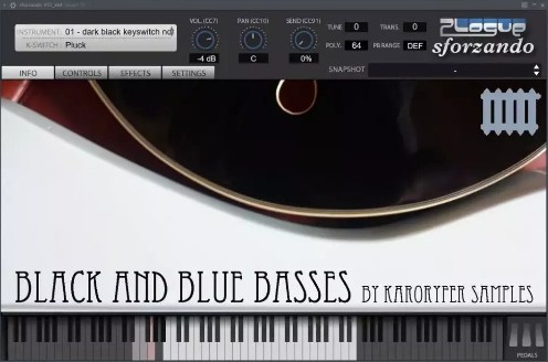 Karoryfer Samples Black And Blue Basses v1.001 for Sforzando-R2R