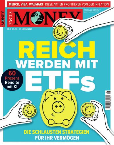 Cover: Focus Money Finanzmagazin No 06 vom 31  Januar 2024