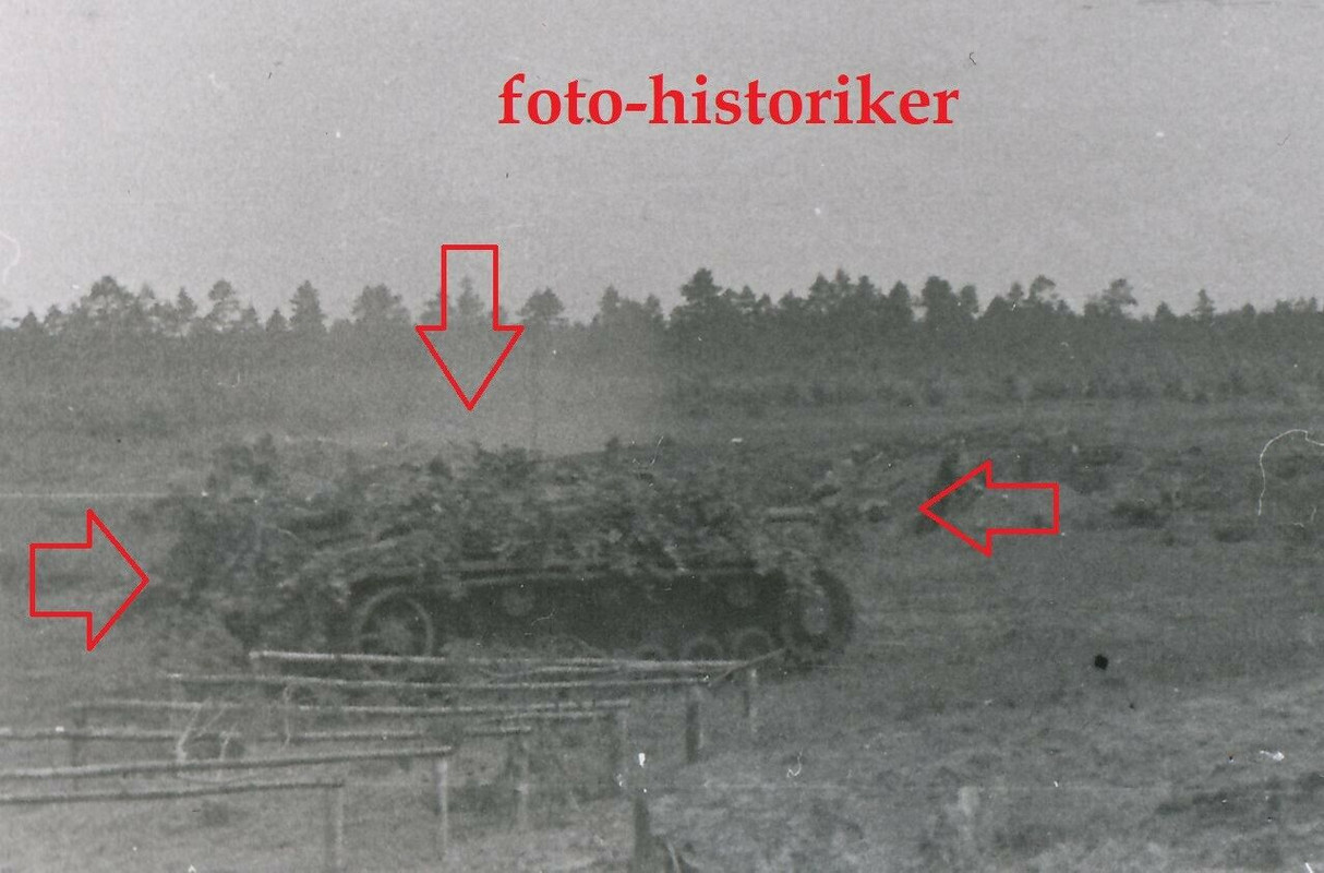 orig Foto Panzer Sturmgeschütz III Langrohr Kampf Front Linie ko