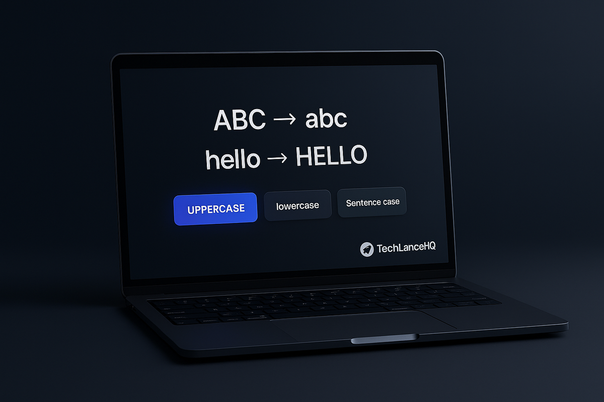 Text Case Converter Tool Thumbnail