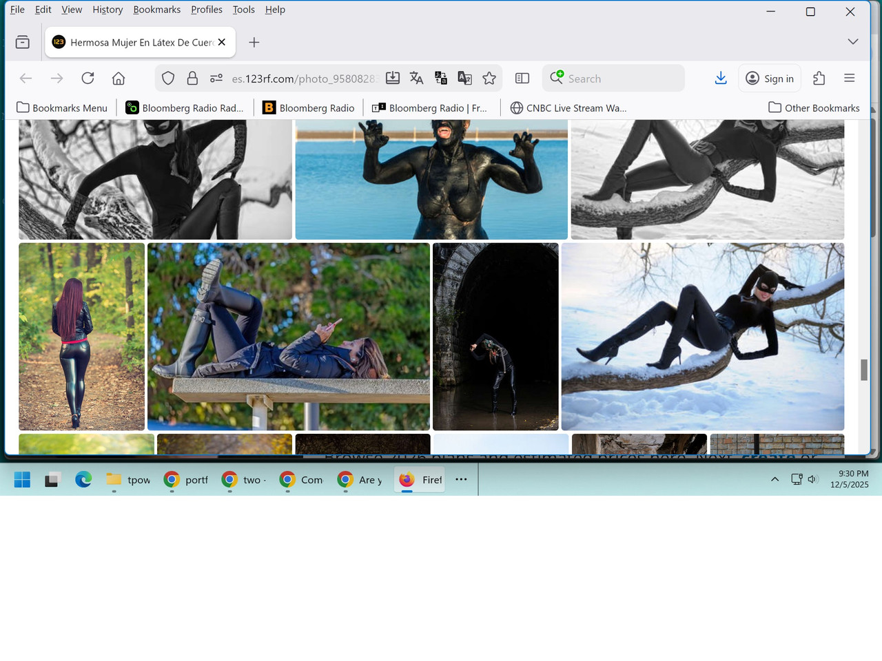 95808283 beautiful woman in leather latex on the printscreen