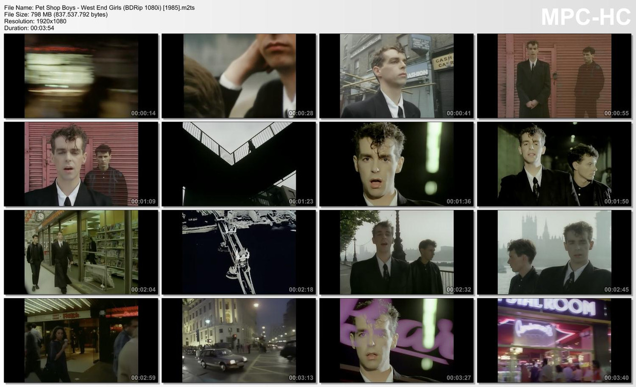 Pet Shop Boys - West End Girls (BDRip 1080i) [1985]