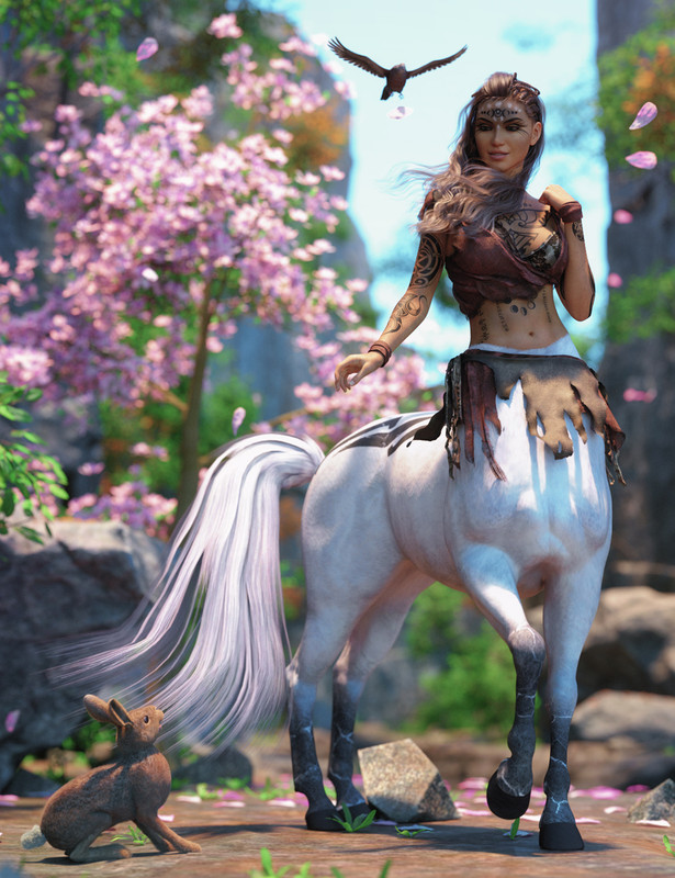 Genesis 8.1 Female Centaur and Violaine