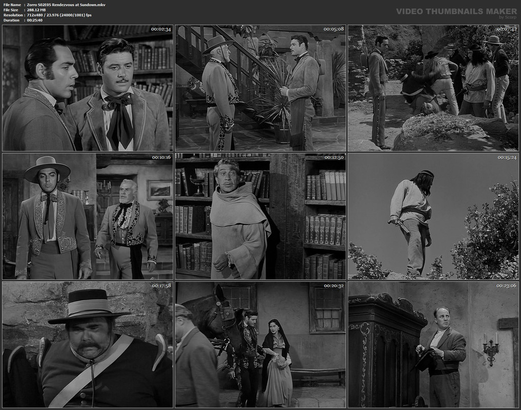 Zorro S02E05 Rendezvous at Sundown.mkv