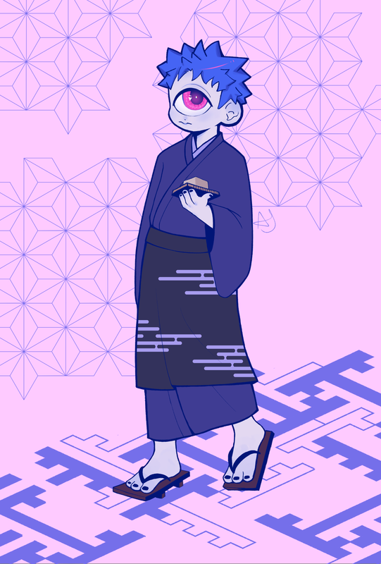 Kyo - Full Body w/ BG, no prop
