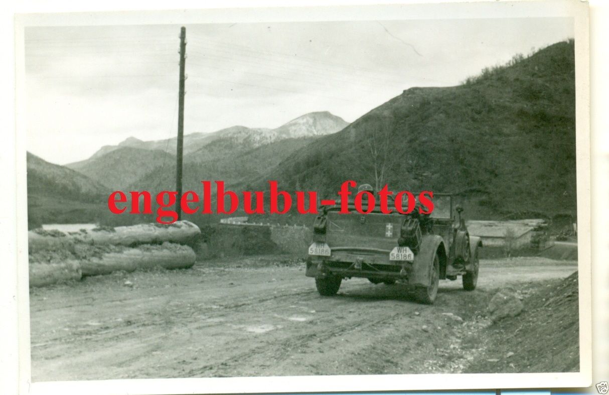 FAHRZEUG - KÜBELWAGEN - DIVISIONS-WAPPEN - WH-58