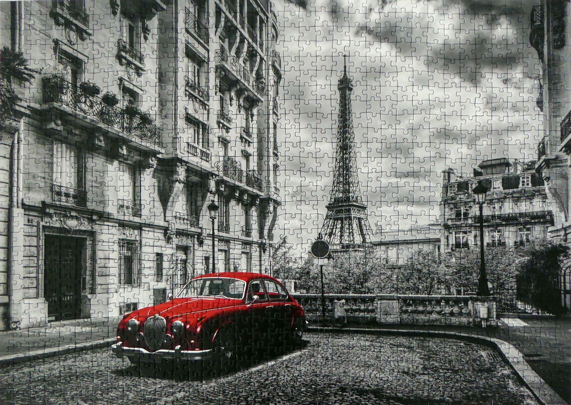 TorreEiffelConLimusinaRoja1000Innovakids