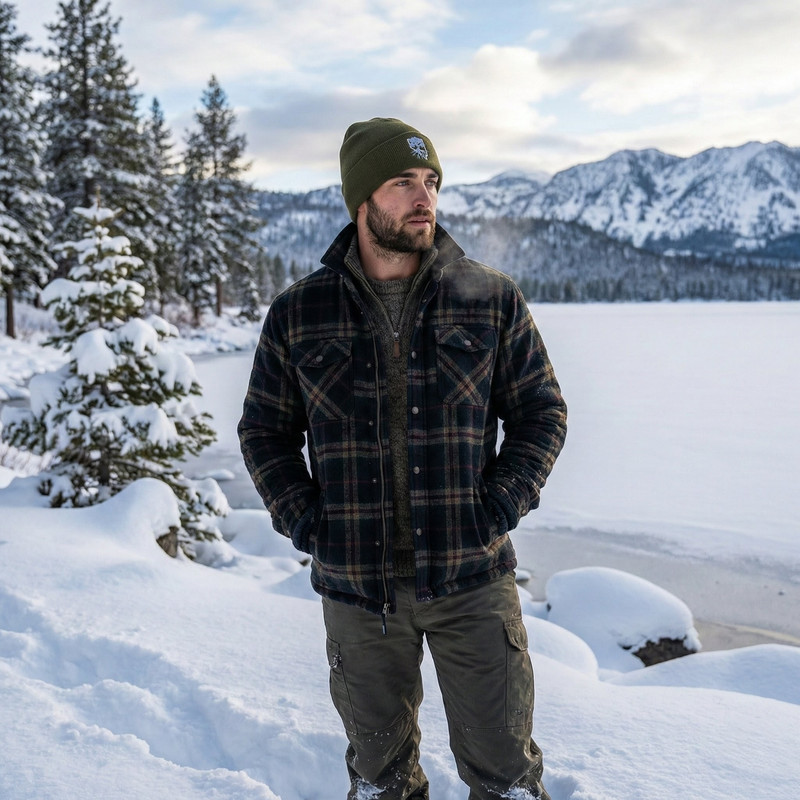Man in Winter Beanie