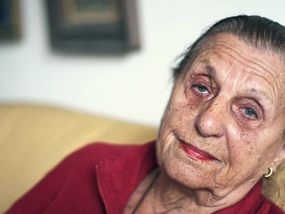 Klara Prowisor en un fotograma del documental I Have a Message To You