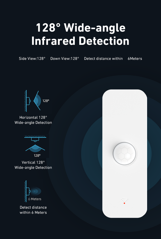 Tuya WiFi PIR Motion Sensor  Smart Home Security Human Body Infrared Detector thumbnail 2 - Smart Switch Lanka