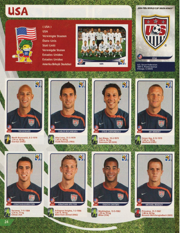 Album Panini Sudáfrica 2010-24