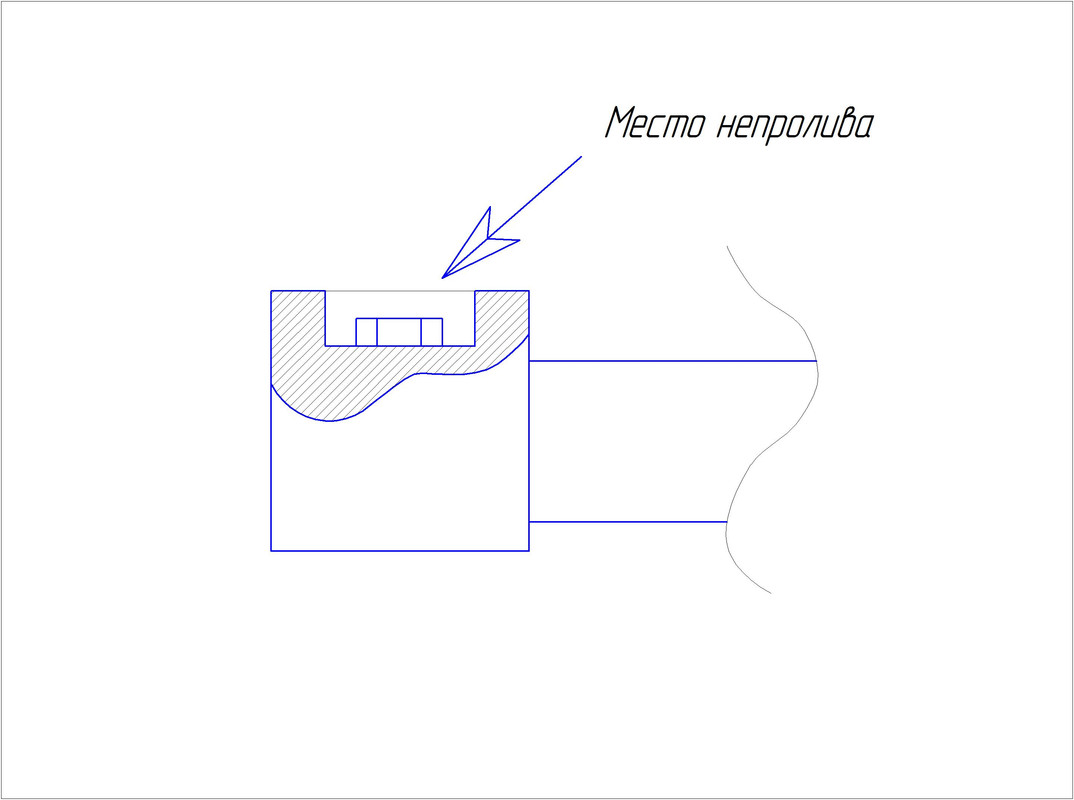 Схема непролива отливок балансиров
