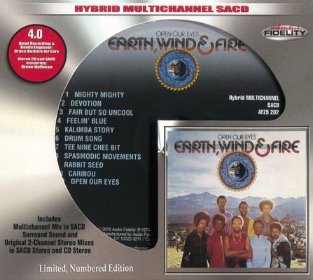 Earth, Wind & Fire - Open Our Eyes (1974) [2015, Audio Fidelity Remastered, CD-Layer + Hi-Res SACD Rip]