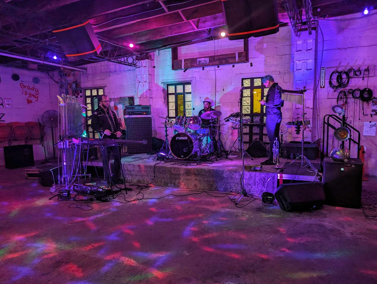 Cortége at Long Shot, a touring band from Austin, TX