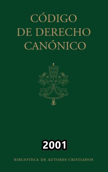 Documentos Código de Derecho Canonico 2001