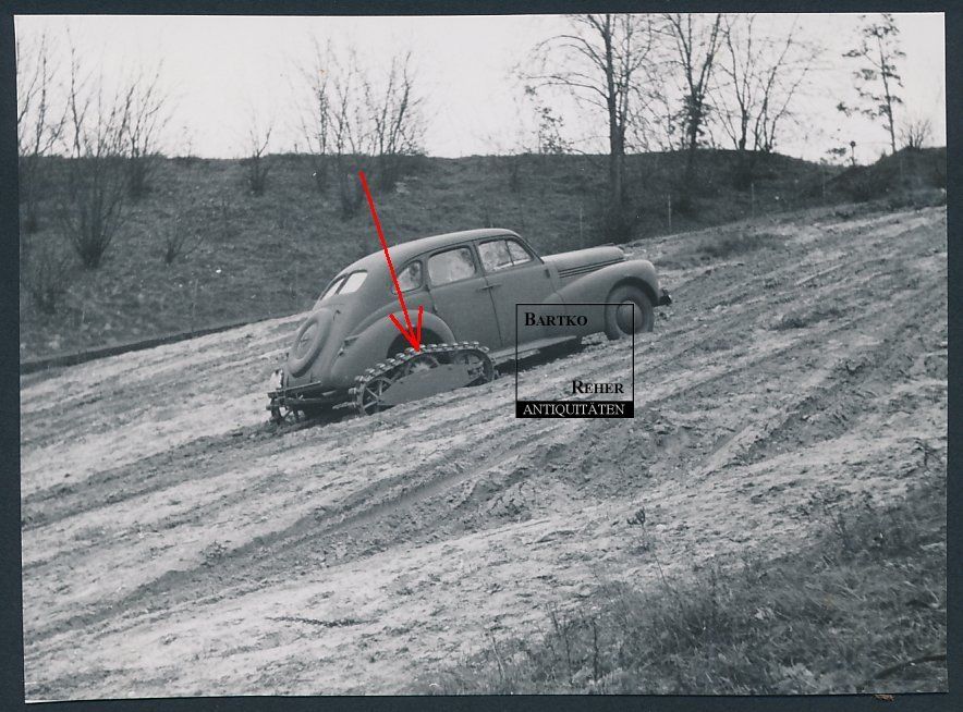 Opel-Kapitän Autoraupe versuchs Sd.Kfz Schlepper