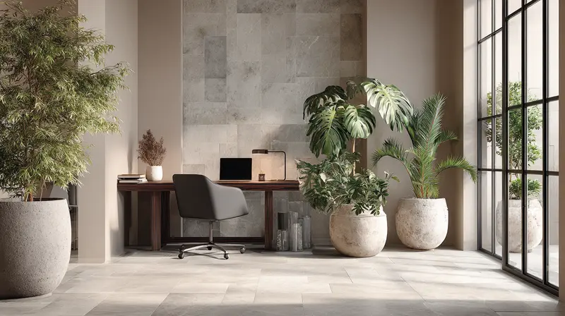 большое кашпо