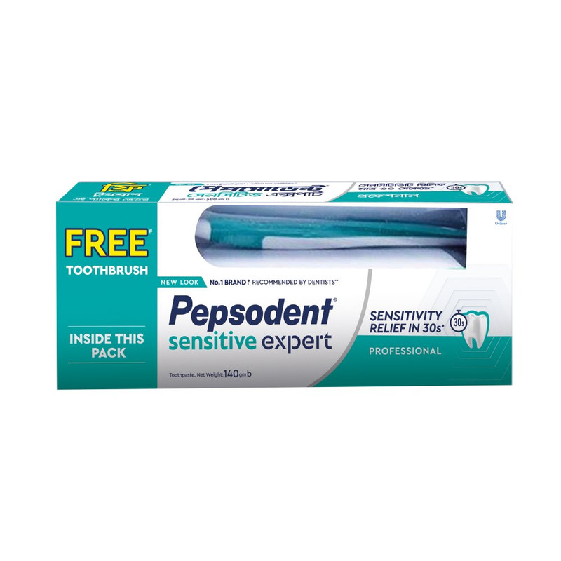 Pepsodent Toothpaste Sensitive Expert Professional 140g (Toothbrush Free)