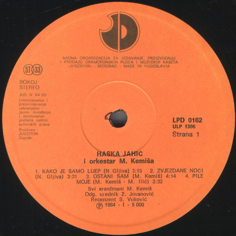 Haska Jahic 1984 sA